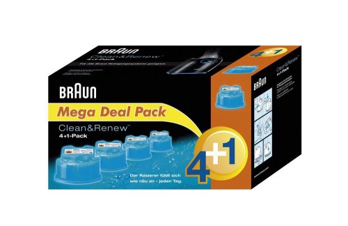 Produkt-Bild: Braun Clean&Renew Reinigungskartusche 4+1 (5er-Pack) (limitierte Edition)