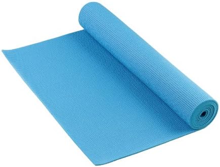 Milliard 1/4" Extra Thick Extremely Durable, Non-Slip Premium Yoga Mat/Exercise Mat, Toxin Free - 72" x 24" - Light Blue