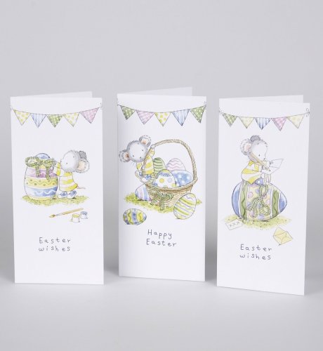 Dan's Mouse Bunting Easter Triple Card Pack