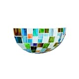 Kichler Lighting 69079 1-Light Confetti Fluorescent Art Glass ADA Compliant Wall Sconce, Brushed Nickel
