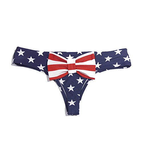 Topmelon Brazilian Bikini Bow Bottom (FBA)