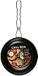 Charcoal Companion Non-Stick Round Wok with Folding Handle