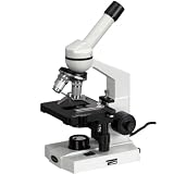 AmScope 40x-1000x Advanced Student Monocular Compound Microscope with 3D Mechanical Stage