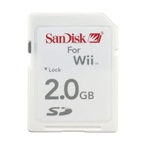 Sandisk 2GB Gaming SD Card For Nintendo Wii - Retail Pack