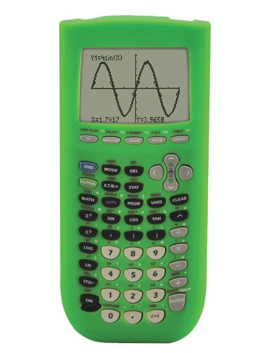 Guerrilla Green Silicone Case For Texas Instruments TI 84 Plus Graphing Calculator On Sale