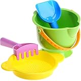 Hape - Sand & Sun - Beach Basics - Bucket, Sifter, Rake and Shovel