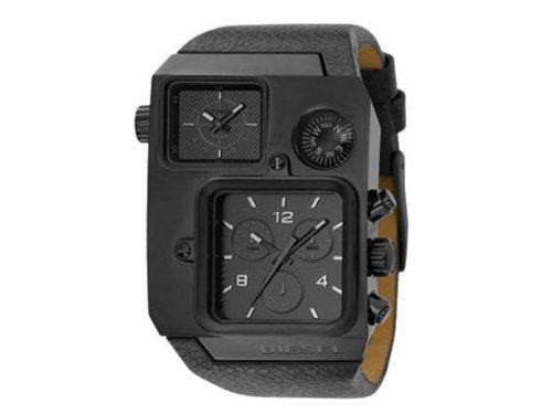 Diesel Mens DZ1318 Black Oversized SBA Multi-Analog Black Dial Watch Diesel Mens DZ1318 Black Oversized SBA Multi-Analog Black Dial Watch