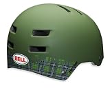  : Bell Faction Bike Helmet (Matte Olive Plaid , Small)