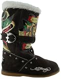 Ed Hardy Boot Straps Chocolate Brown