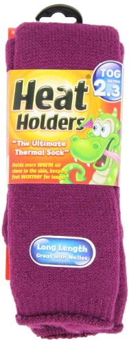 Heat Holders Children Large Heat Holders, Deep Fuchsia, US Shoe Size 3-61/2, 1 Pair