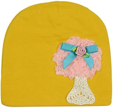 Infant Toddler Girl Hat Cute Crochet Flower Baby Knit Hat Cotton Cap 14#