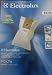Genuine Electrolux Vacuum Bags ES82 type 4 in pack