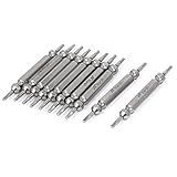 uxcell スクリュードライバービット　六角スクリュードライバービット　ダブルエンド　 H2　10本入り