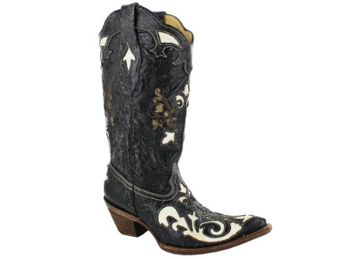 Corral Womens C2156 Boots Bone Lizard