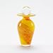 BLUE VIOLET SWIRL Crystal Glass Perfume Bottle