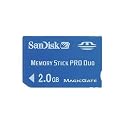 SanDisk Carte Memory Stick (MS) Pro Duo MagicGate - Carte Mémoire Flash - 2 Go