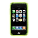 Green Durable Soft Gel Skin Cover Case for Apple Iphone 3G, Iphone 3G S 3GS Smartphone