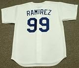 MANNY RAMIREZ Los Angeles Dodgers Majestic Home Baseball Jersey, XL
