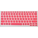 Folox&reg; Colorful Silicone Rubber Keyboard Protector Cover Film for Lenovo Ideapad S206,Yoga 11 Ultrabook,YOGA 11S,IdeaTab K3011W,S210T Touchbook,K2450,FLEX 10,FLEX A10,YOGA2 11,11 inch YOGA3 11 (Pink)