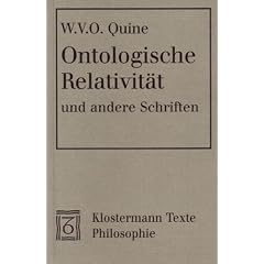 Ontologische Relativit�t und andere Schriften