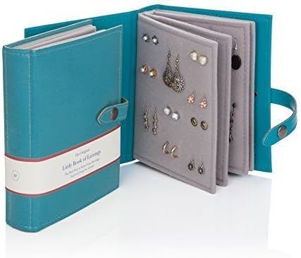 New 2014 Colour Teal Blue - Little Book of Earrings - Earring Storage Solution by Little Shop Of