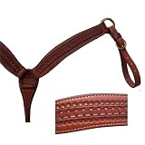 Billy Cook Waffle Stamped Pecan Breast Strap