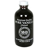 Morton & Bassett Pure Vanilla Extract, 4-Ounce Jars (Pack of 3)