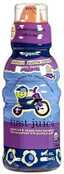 First Juice, Blueberry-Purple Carrot, 8-Ounce Sippy Top Bottles (Pack of 12)