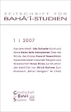 Produkt-Bild: Zeitschrift f&uuml;r Bah&aacute;'&iacute;-Studien: Heft 1/2007
