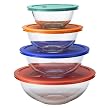 Pyrex Smart Essentials 8-pc. Mixing Bowl Set