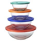 Pyrex Smart Essentials 8 Piece Mixing Bowl Set