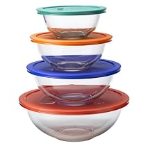Pyrex Smart Essentials 8 Piece Mixing Bowl Set