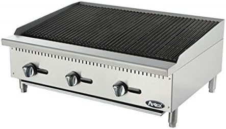 Atosa USA ATRC-36 Heavy Duty Stainless Steel 36-Inch Radiant Broiler - Natural Gas