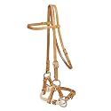 Harness Leather Double Nose Side Pull