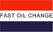 Fast Oil Change MESSAGE Flag - 3 foot by 5 foot Polyester (NEW)