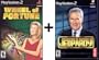 2 Game Combo - Wheel Of Fortune + Jeopardy Playstation 2 PSX