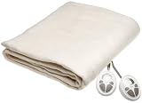 Sunbeam Imperial Nights ComfortSet Digital Controller Heated Electric Full Blanket, Seashell