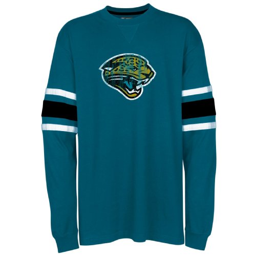Jacksonville Jaguars End of Line Long Sleeve Top, Large