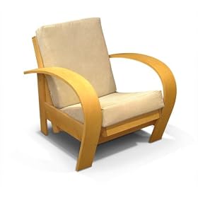 So4mat - Curve Chair - Suedette Stone