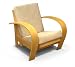So4mat - Curve Chair - Suedette Stone