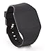 USPRO Novel Fashion Touch screen Ultrathin slim Plastic LED Light Watch (Black)