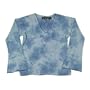 Blue Emb. Beaded - Long Sleeve Blouse