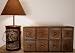 Primitive CD DVD Apothecary Cabinet 8 Drawers