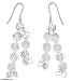 Earrings, 'Snowballs' 0.6 W 3 L