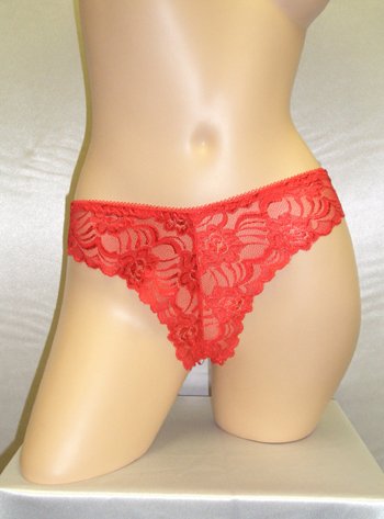 Buy Alys Lace Ribbon Pantiees Floral Lace Thongs Valentine Tie Back Thong
