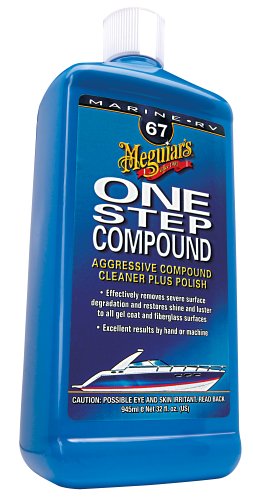 Meguiars M6732 Marine One Step Compound 32 oz Meguiars M6732 Marine One Step Compound 32 oz