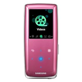 Samsung S3 4 GB Slim Portable Media Player (Red)