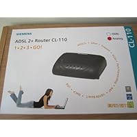 Siemens CL-110 ADSL2+ one port Ethernet DSL Modem with Routing Capabilities