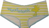 Peanuts - Woodstock's Silhouette Striped boy brief panties for women