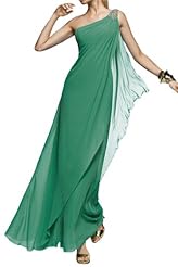 Chiffon One Shoulder Bridesmaid Dress 